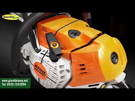 La Prima Motosega Al Mondo Con Iniezione Elettronica Stihl MS 500i