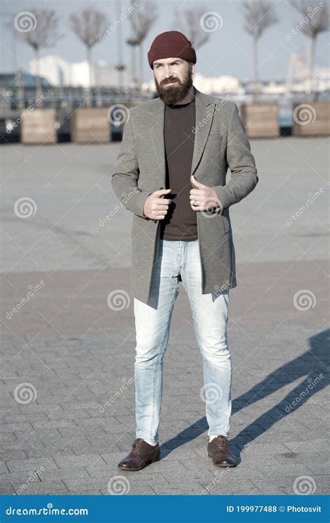 Elegante Vestimenta Informal Para Otoño E Invierno Concepto De Ropa De