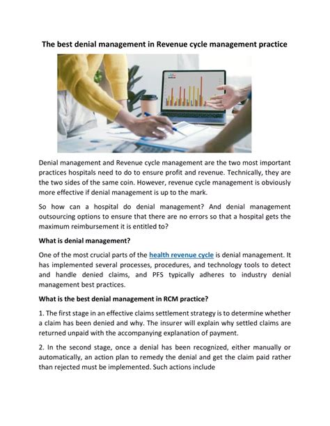 Ppt The Best Denial Management In Revenue Cycle Management Practice