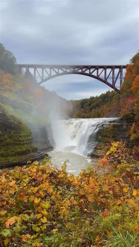 Letchworth State Park Fall Foliage | New york travel guide, Letchworth state park, New york ...