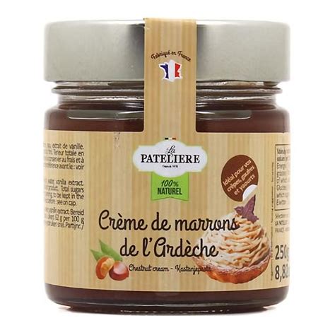 Crème de marrons de lArdèche La Patelière Marron Crème