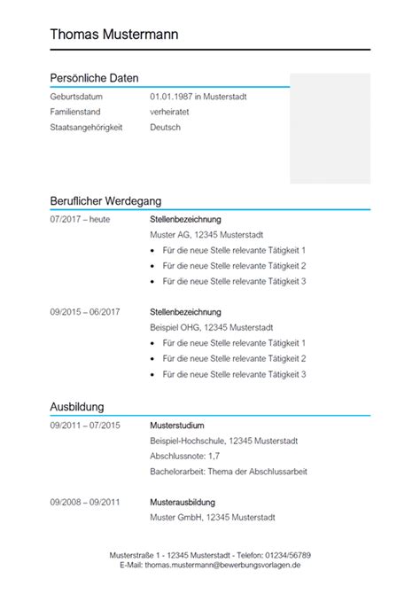 Lebenslauf Medizinische Fachangestellte Medizinischer