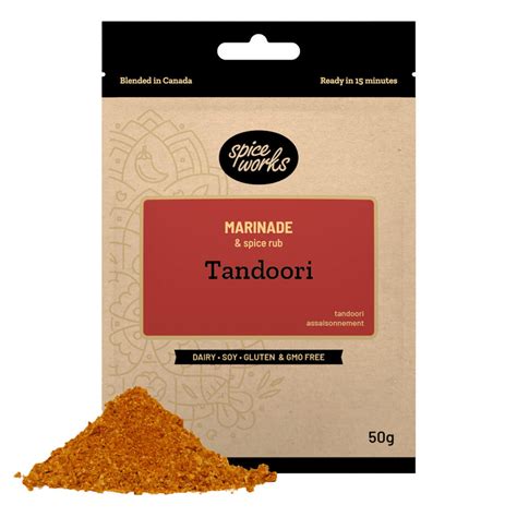 Tandoori Marinade & Spice Rub, 50g - The Gourmet Warehouse