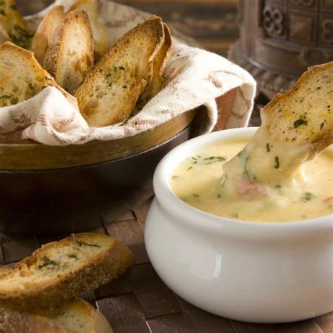 Nugget Markets Gouda Fondue with Herbed Crostini Recipe