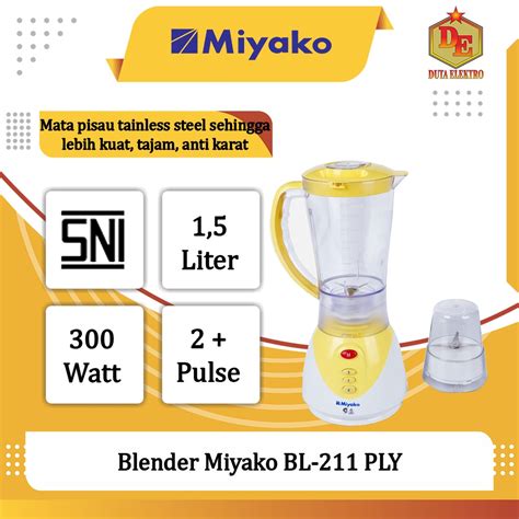 Jual Blender Miyako BL 211 PLY Plastik Shopee Indonesia