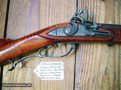 Early Virginia Flintlock Rifle By Matt Avance Of Tennessee Valley Muzzleloaders 50 Cal