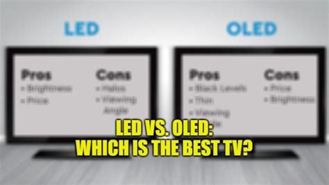 LED vs. OLED: Which is the Best TV? - Technclub