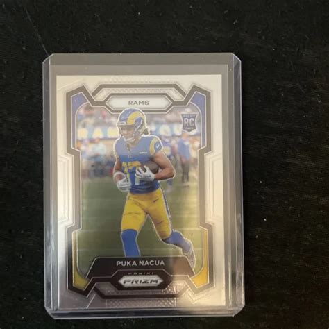 Puka Nacua Rc Panini Prizm Rookie Rc Base Los Angeles Rams