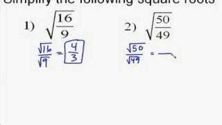 Simplifying Square Root Fractions Master The Art Of Simplifying