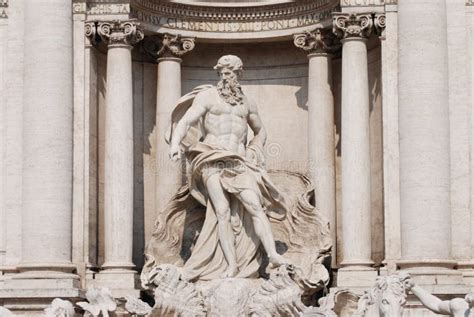 Ancient Neptune Statue Capitoline Museum Rome Editorial Photo Image