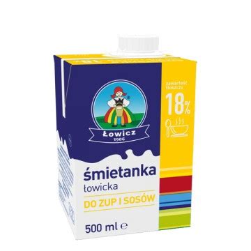 Łowicka Śmietanka UHT 18 500ml