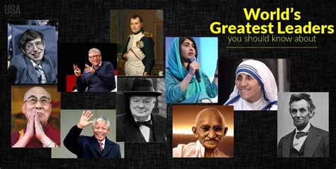 Top 10 Greatest Leaders in World History: Inspiring Figures Who Shaped ...