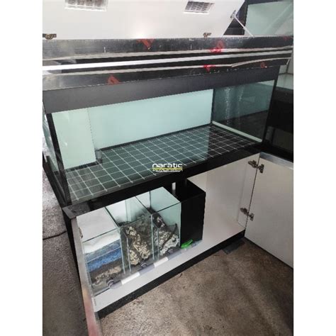 Jual Aquarium Kabinet 120x50x50 10mm Fullset Black Glossy Shopee