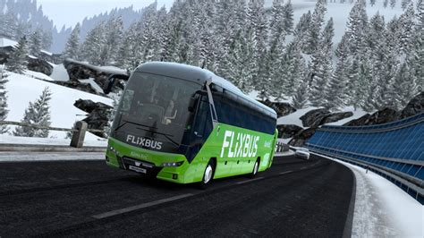 Zürih Milano Seferi Neoplan Tourliner C13 Flixbus ETS 2 1 49