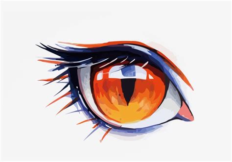 Watercolor Painting Drawing Eye - Eyes Drawing Anime Copic Transparent ...