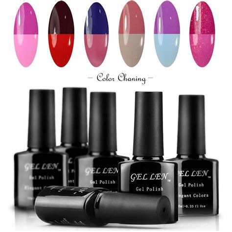 Gellen Temperature Color Changing Gel Polish Colors Nail Art Starter