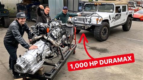 Hp Duramax Swapping My Hummer H Predator Build Youtube