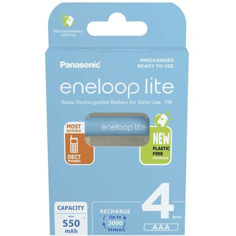 Eneloop Eneloop Lite Hr Pile Rechargeable Lr Aaa Nimh Mah