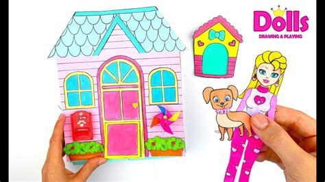 Printable Paper Quiet Book Dollhouse - Get What You Need For Free