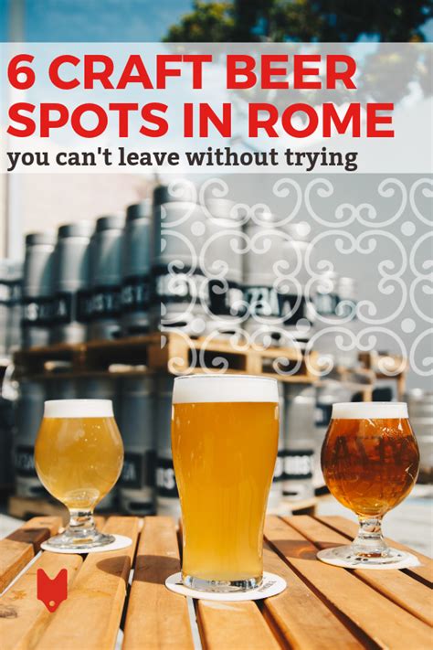 The Complete Guide To Craft Beer In Rome Devour Tours