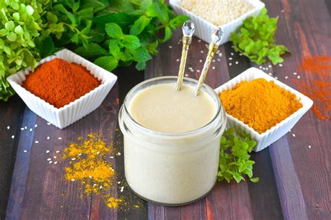 Паста Тахини домашняя из кунжута рецепт фото пошагово и видео - 1000.menu