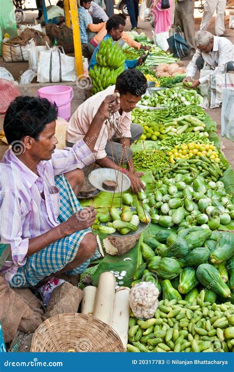 Indian Vegetable Market Editorial Stock Photo Image Of Marketplace