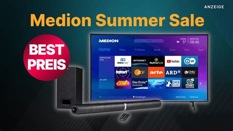 Nur Noch Heute G Nstiger Zoll K Fernseher Im Medion Summer Sale