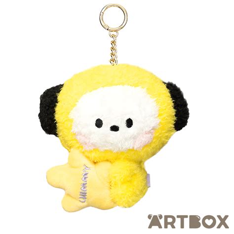 Buy LINE FRIENDS BT21 Chimmy Star Minini Reel Key Holder Plush Keychain