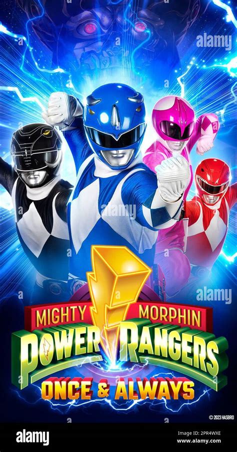 Mighty Morphin Power Rangers Once Always Poster Stock Photo Alamy