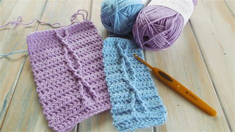 Crochet How To Crochet A Simple Cable Twist Stitch Yarn Scrap