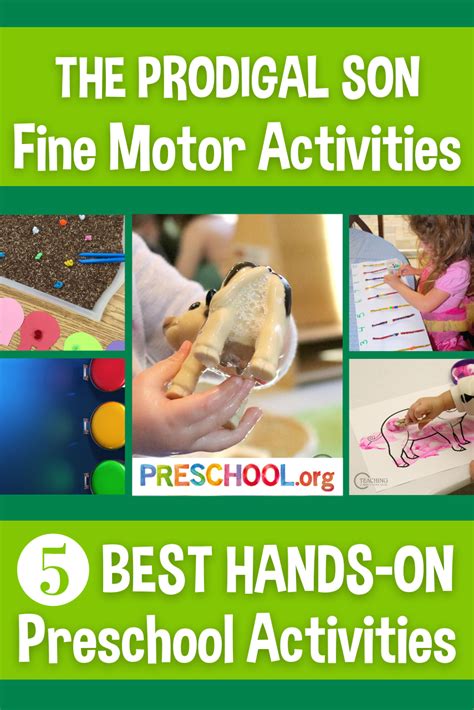 The 50 Best Preschool Activities for The Prodigal Son Preschool Theme - Preschool.org