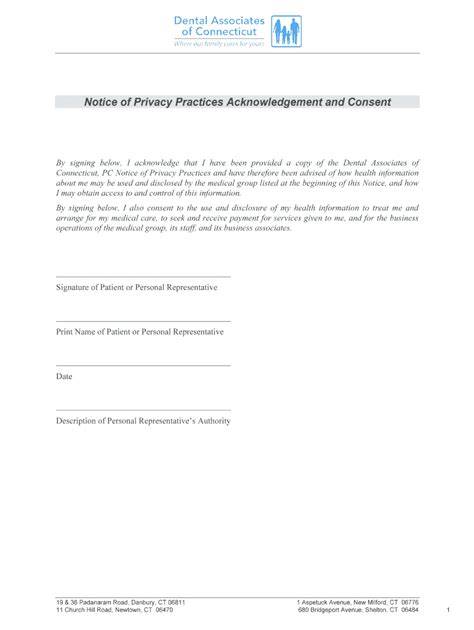 Fillable Online Dentalassociates Hipaa Consent Form Dental Associates