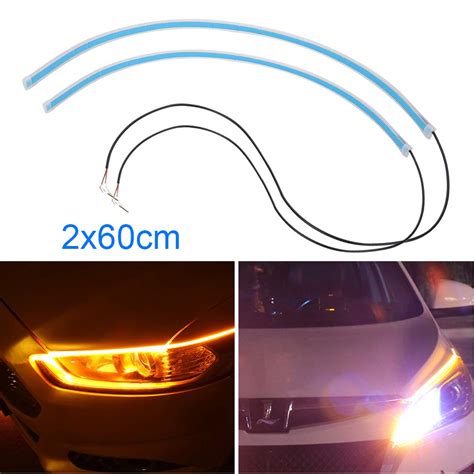 Buy Coldshine X Cm Daytime Running Lights Led Strip Turn Signal