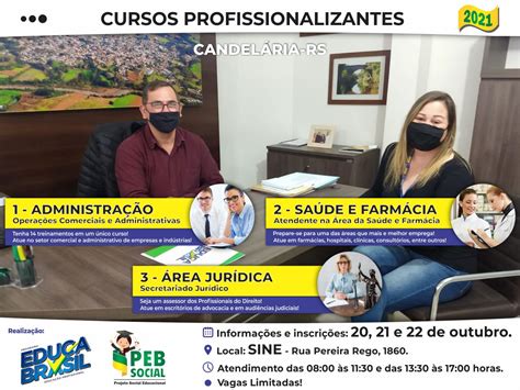 PEB Social Cursos Profissionalizantes 2021 Candelária RS Blog do PEB