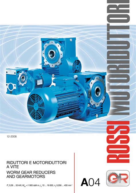 PDF Riduttori E Motoriduttori A Vite Worm Gear Reducers And