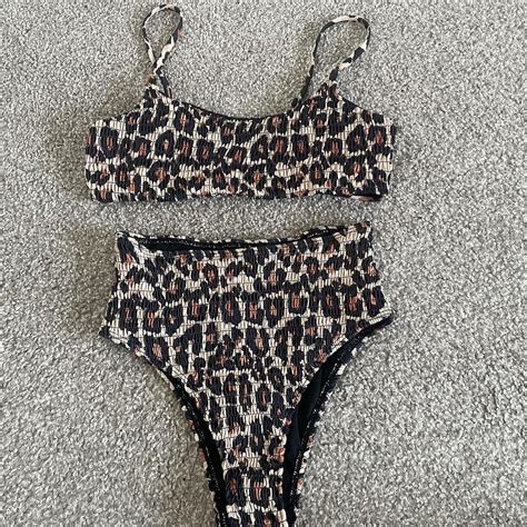 Brown And Black Bikinis And Tankini Sets Depop