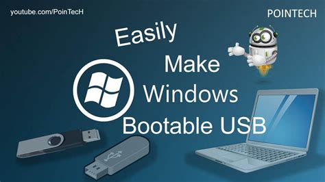 How To Easily Make A Bootable Usb Windows Bootable Usb Create Bootable Flash Drive