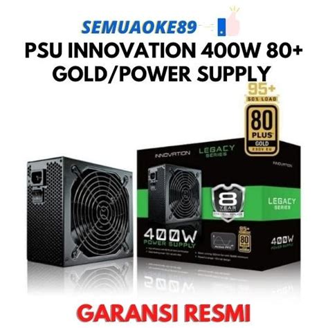 Jual Psu Innovation W Gold Power Supply Garansi Thn Ganti Baru