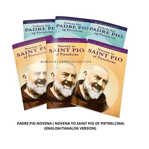 Padre Pio Novena Novena To Saint Pio Of Pietrelcina English Tagalog