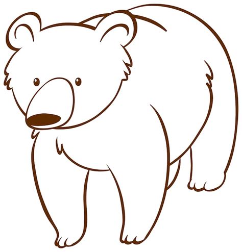 Bear Outline Images Free Download On Freepik