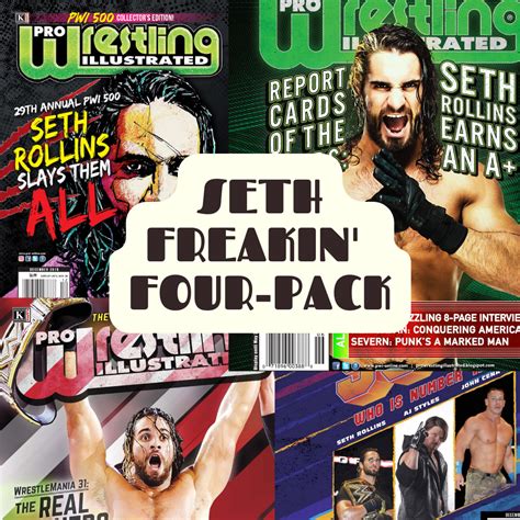 Seth Freakin Four Pack Seth Rollins Bundle Pwi Pro Wrestling