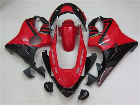 100 Fit Injection Fairing Kits For Honda CBR600 F4 1999 2000 Red Black