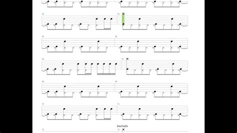 Lovesong The Cure Drums Only Drum Tab Youtube