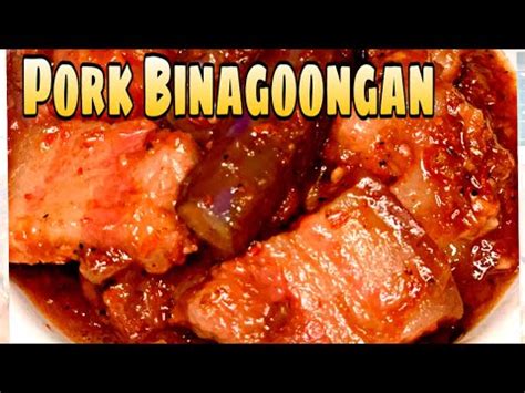 Pork Binagoongan Recipe How To Cook Binagoongang Baboy Sauteed Pork