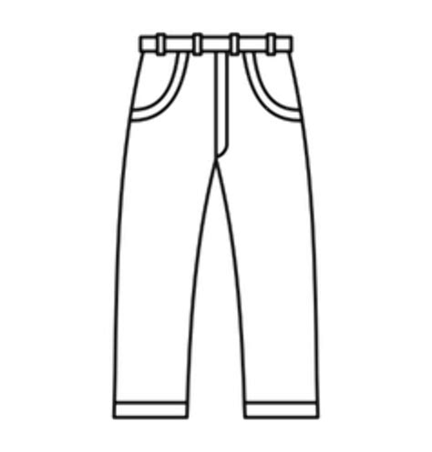 Download High Quality jeans clipart outline Transparent PNG Images ...