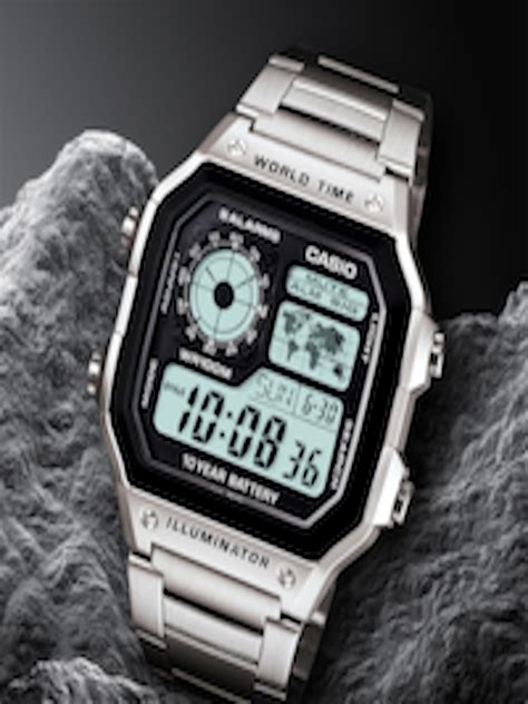 Buy Casio Youth Digital Men Silver Digital Watch D099 AE 1200WHD 1AVDF