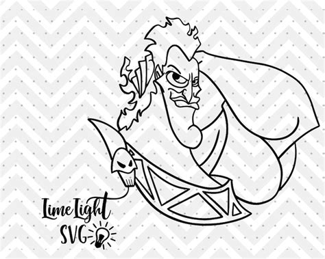 Hades Silhouette Hercules Svg Disney Svg Hercules Cricut Etsy