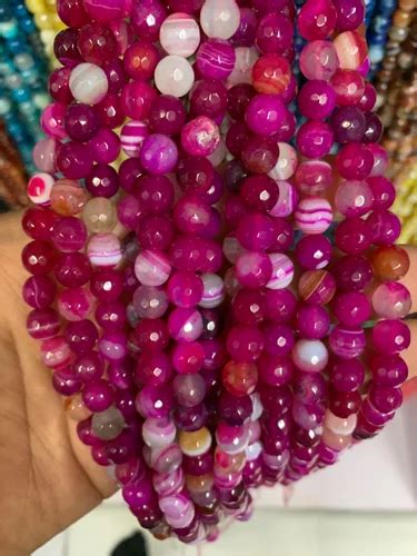 Round Mix 8 Mm Faceted Gemstone Beads Strands Wholesale Packaging Type