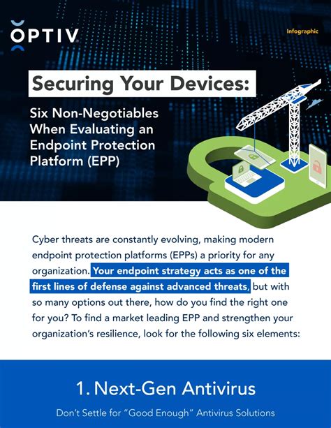 Evaluating an Endpoint Protection Platform Infographic|Optiv