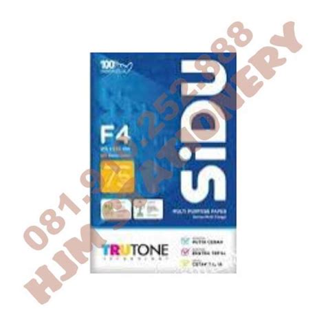 Jual Kertas Hvs Sidu Sinar Dunia F4 75 Gsm Di Seller Sunshop